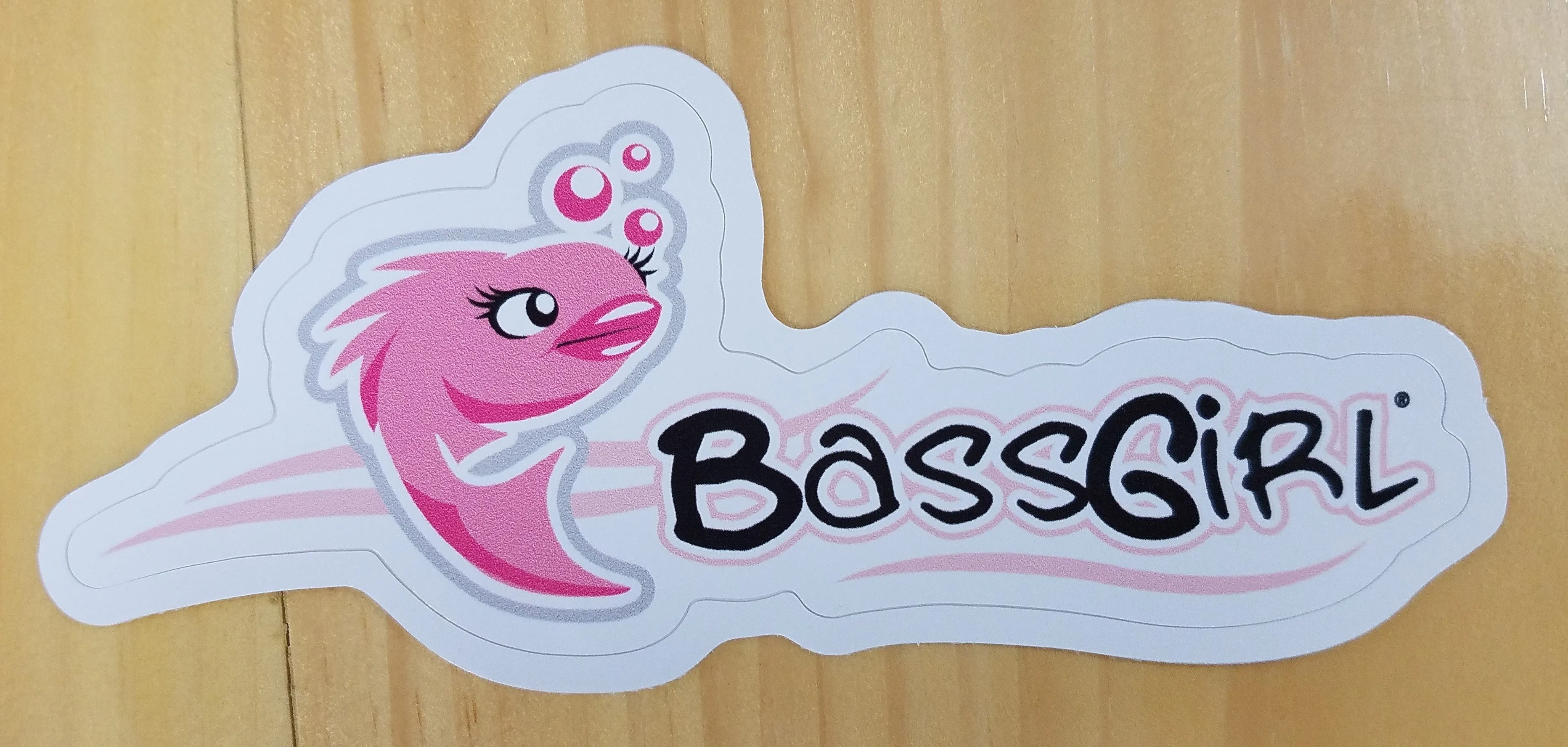 BassGirl Logo Sticker