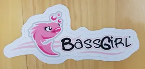 BassGirl Logo Sticker