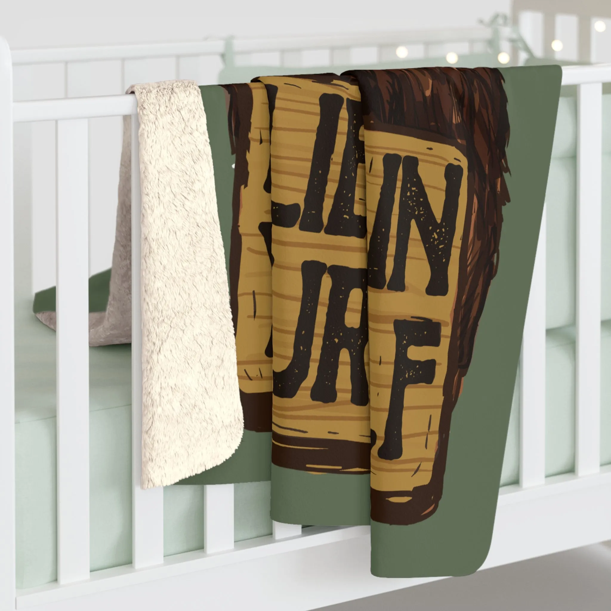Believe In Yourself Sherpa Fleece Blanket