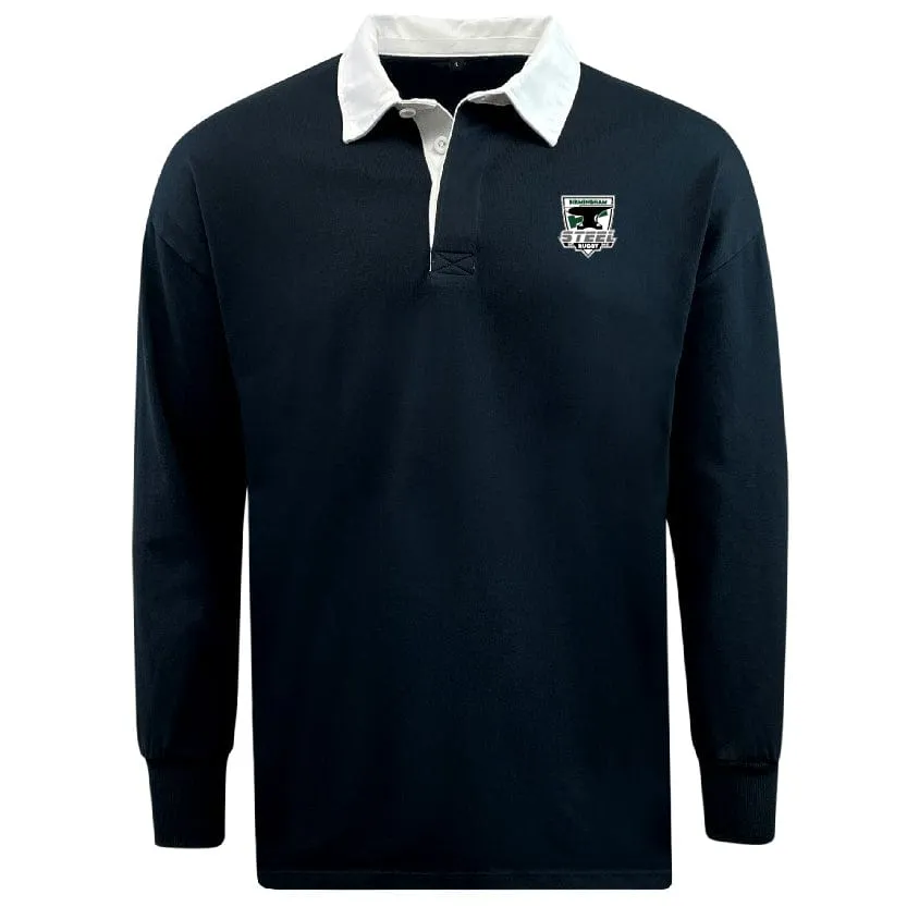 Birmingham Steel Rugby Classic Long Sleeve Solid Rugby Jersey