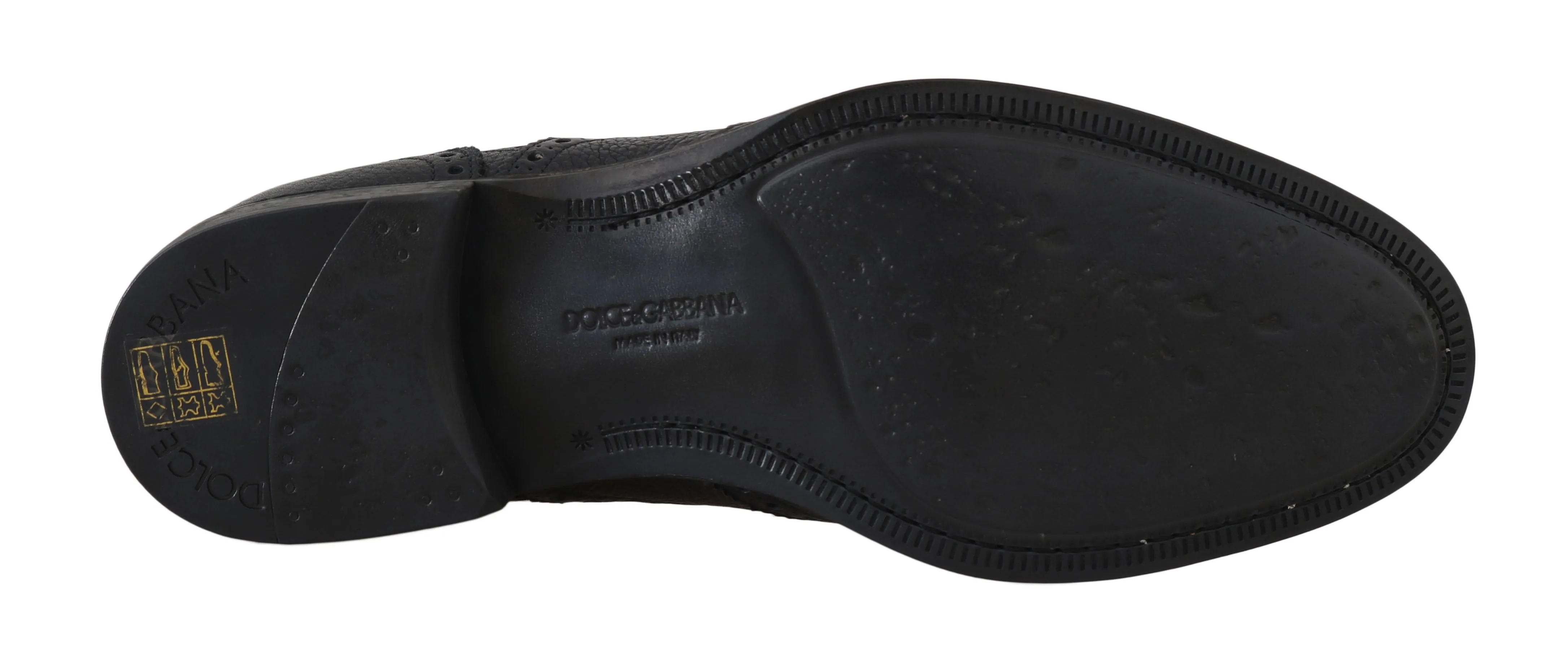 Blue Leather Derby Wingtip Oxford