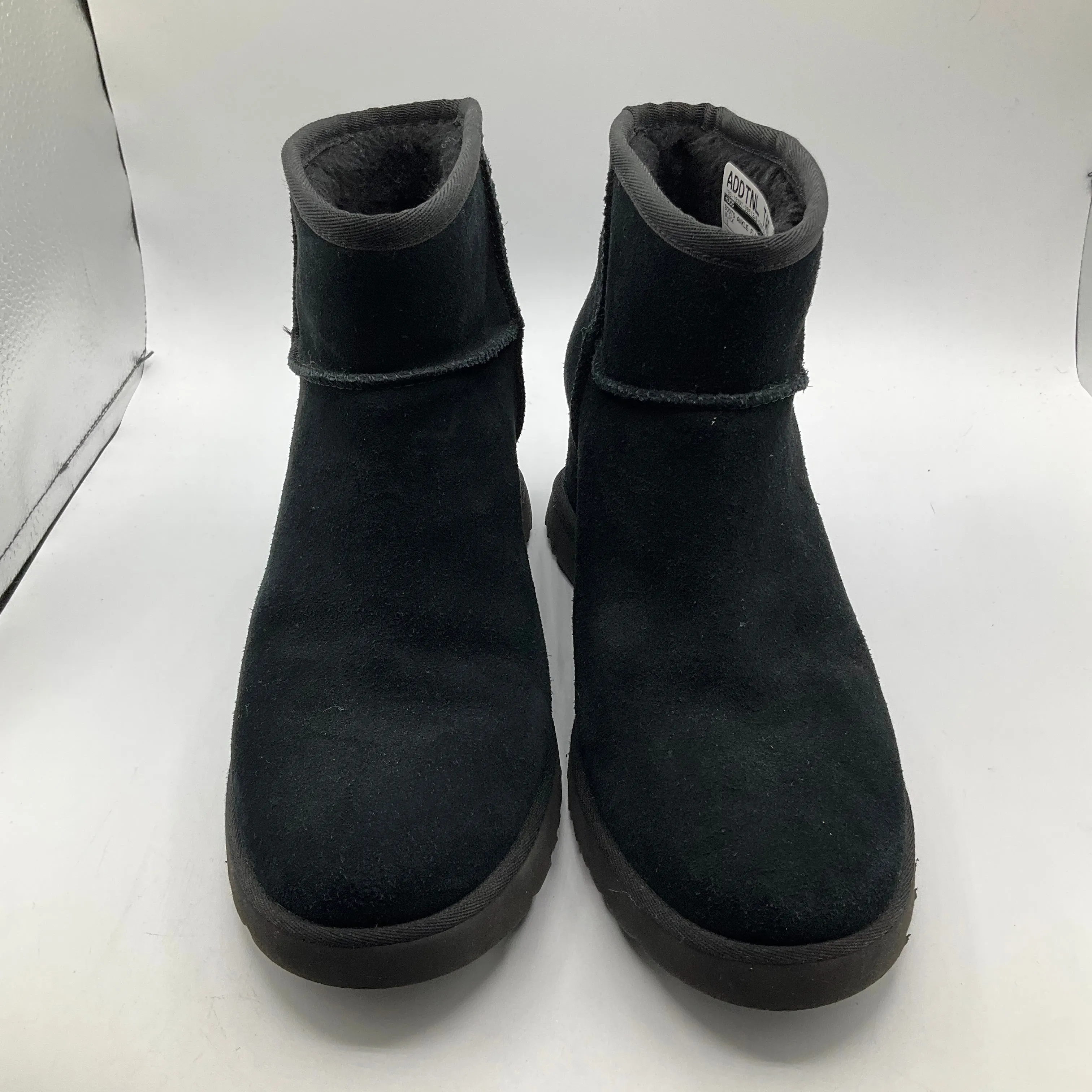 Boots Ankle Flats By Ugg In Black, Size: 10