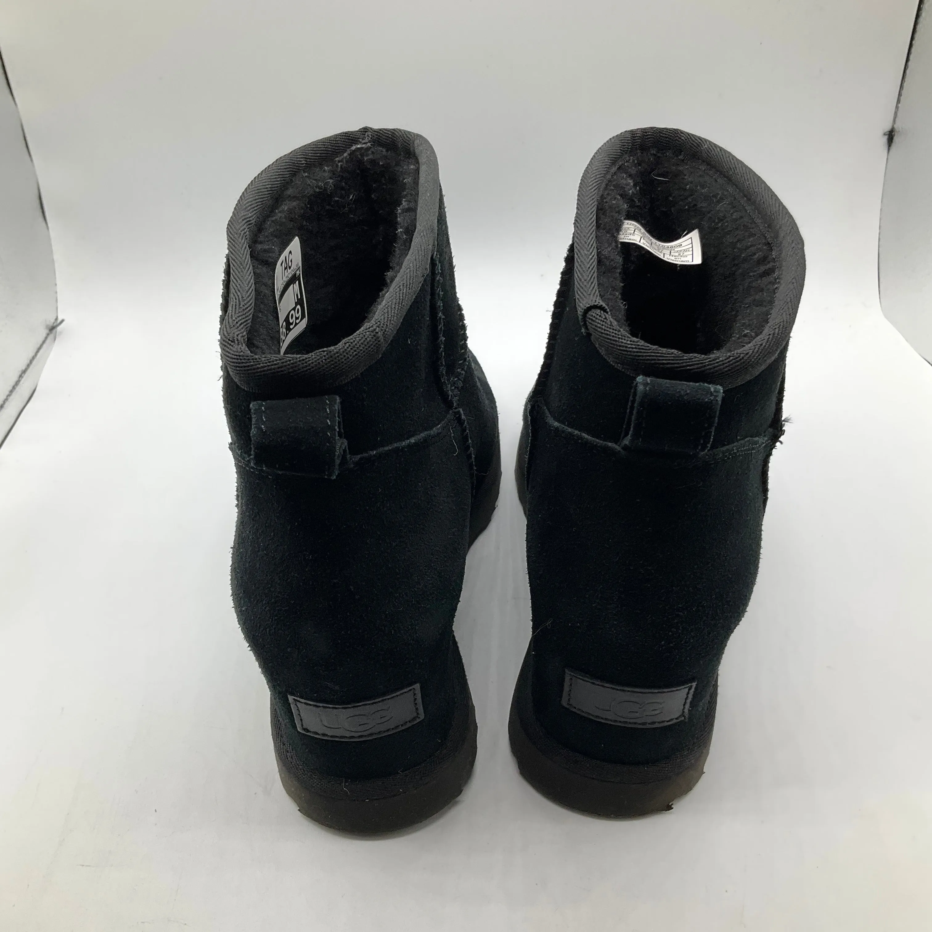 Boots Ankle Flats By Ugg In Black, Size: 10