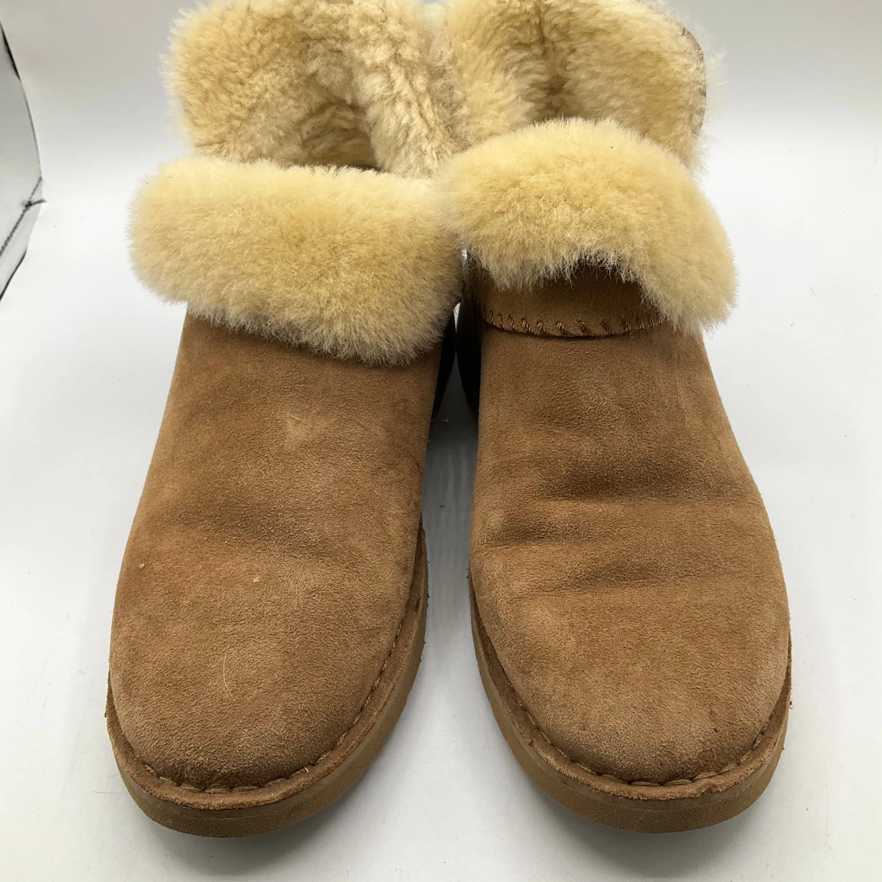 Boots Designer By Ugg In Brown, Size: 8.5
