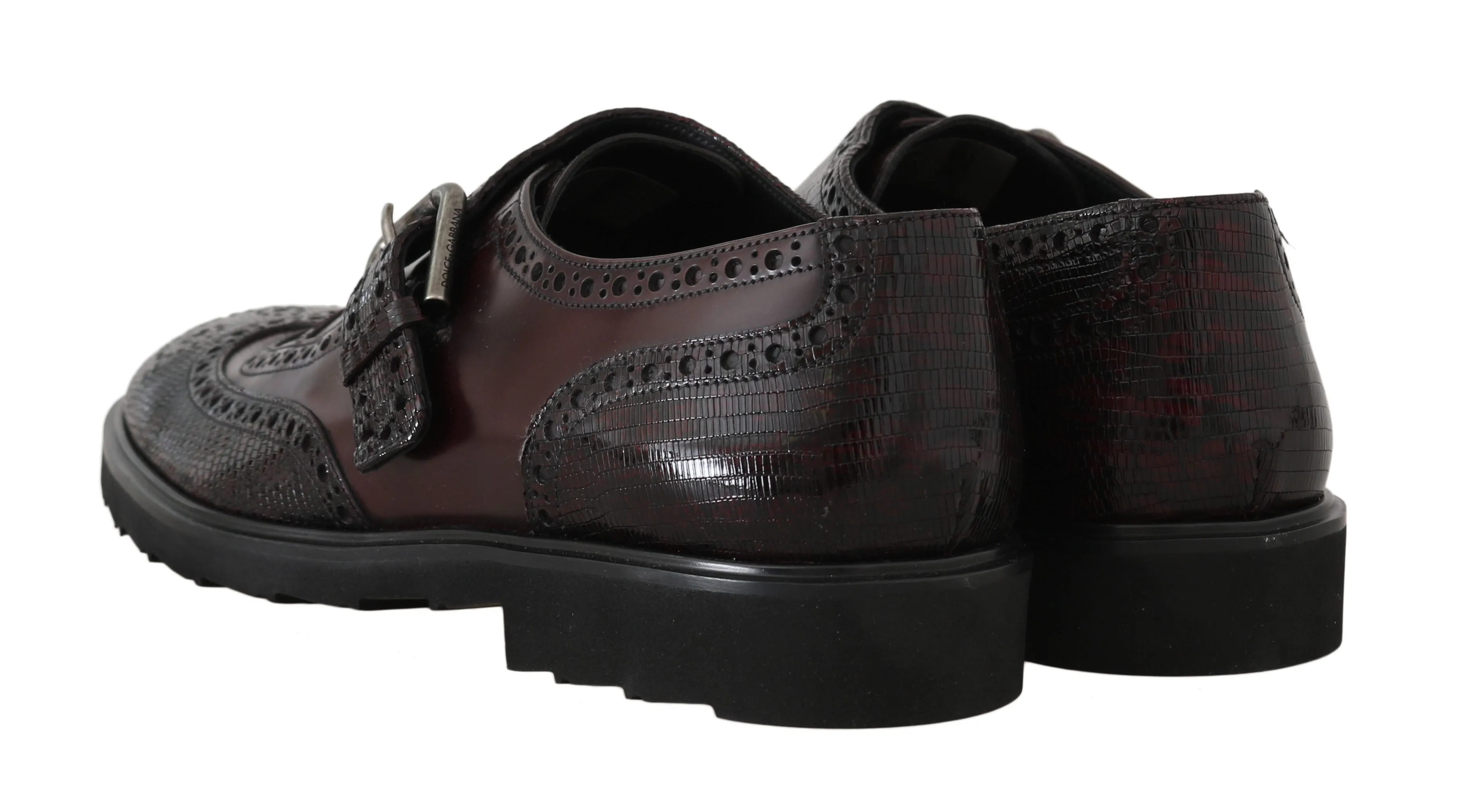 Bordeaux Leather Derby Wingtip Oxford