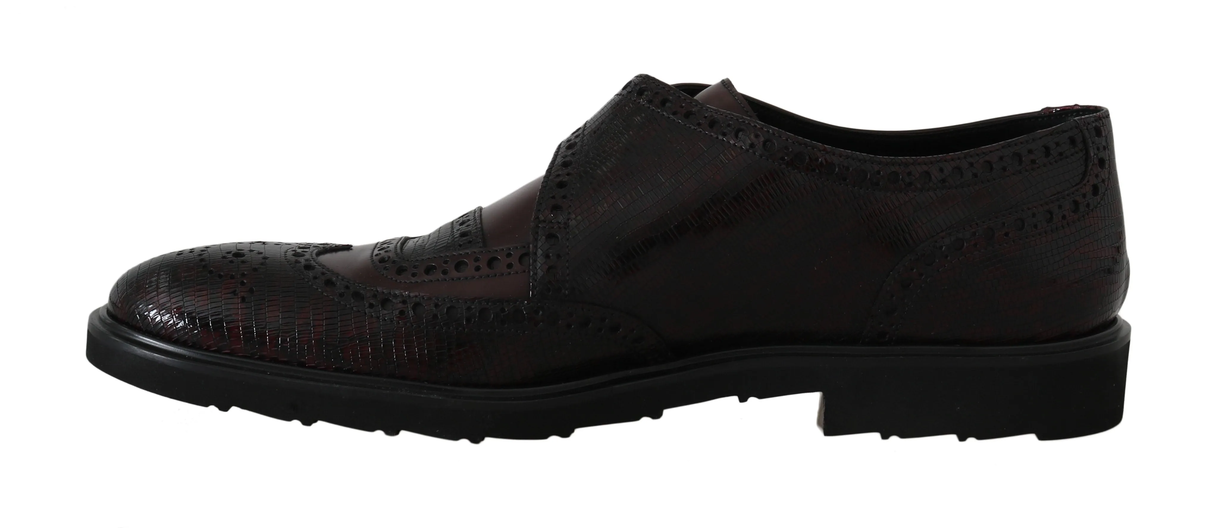 Bordeaux Leather Derby Wingtip Oxford