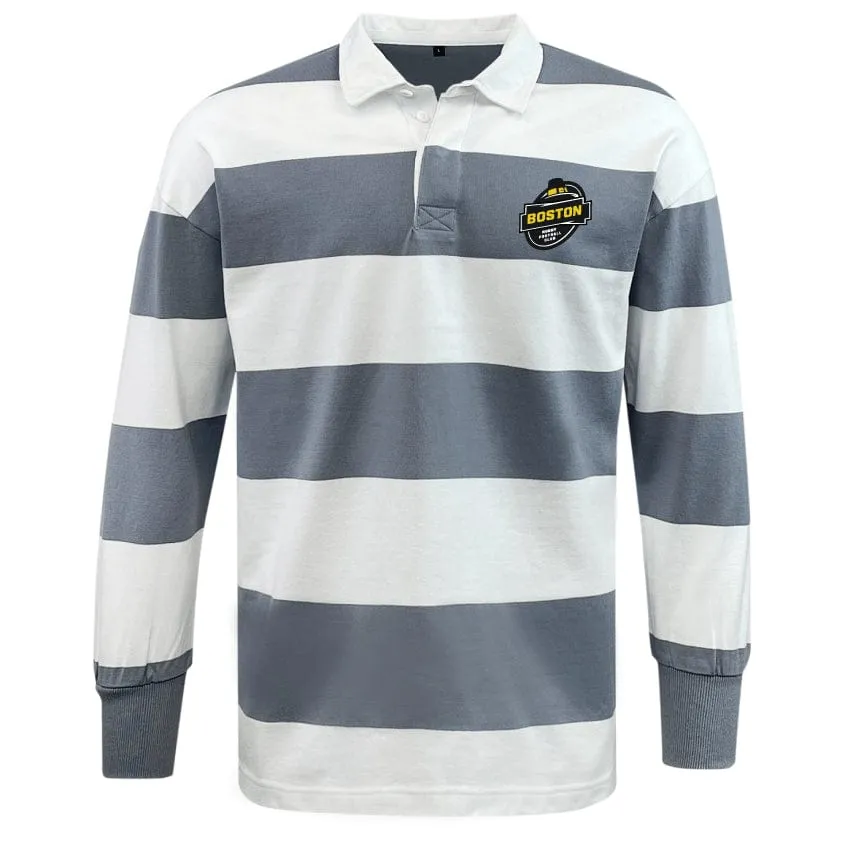 Boston RFC Classic Long Sleeve Hooped Rugby Jersey