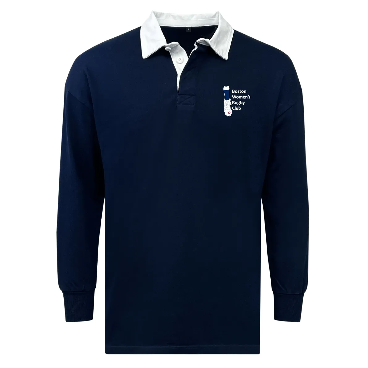 Boston Women's RFC Classic Long Sleeve Solid Rugby Jersey