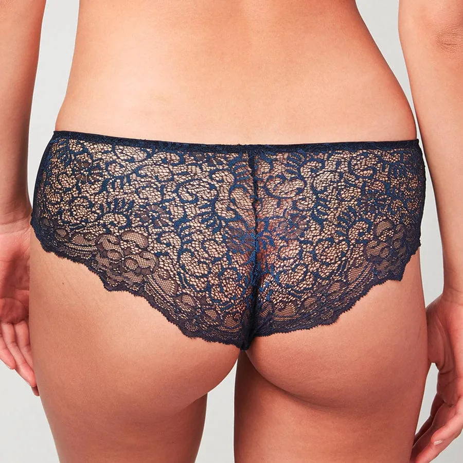 Bowery Scalloped Hipster- Midnight
