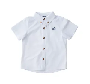 Bright White Short Sleeve Fishing Shirt