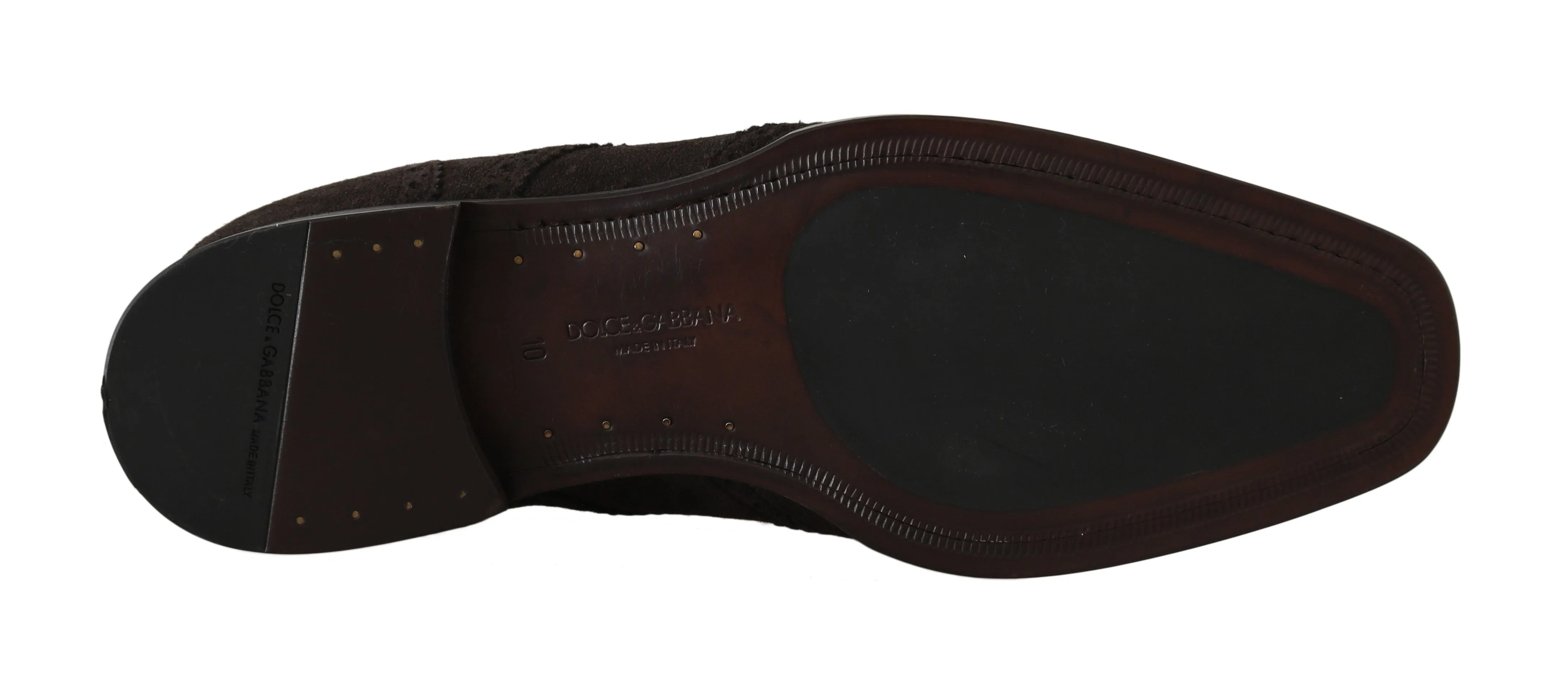 Brown Leather Derby Wingtip Oxford