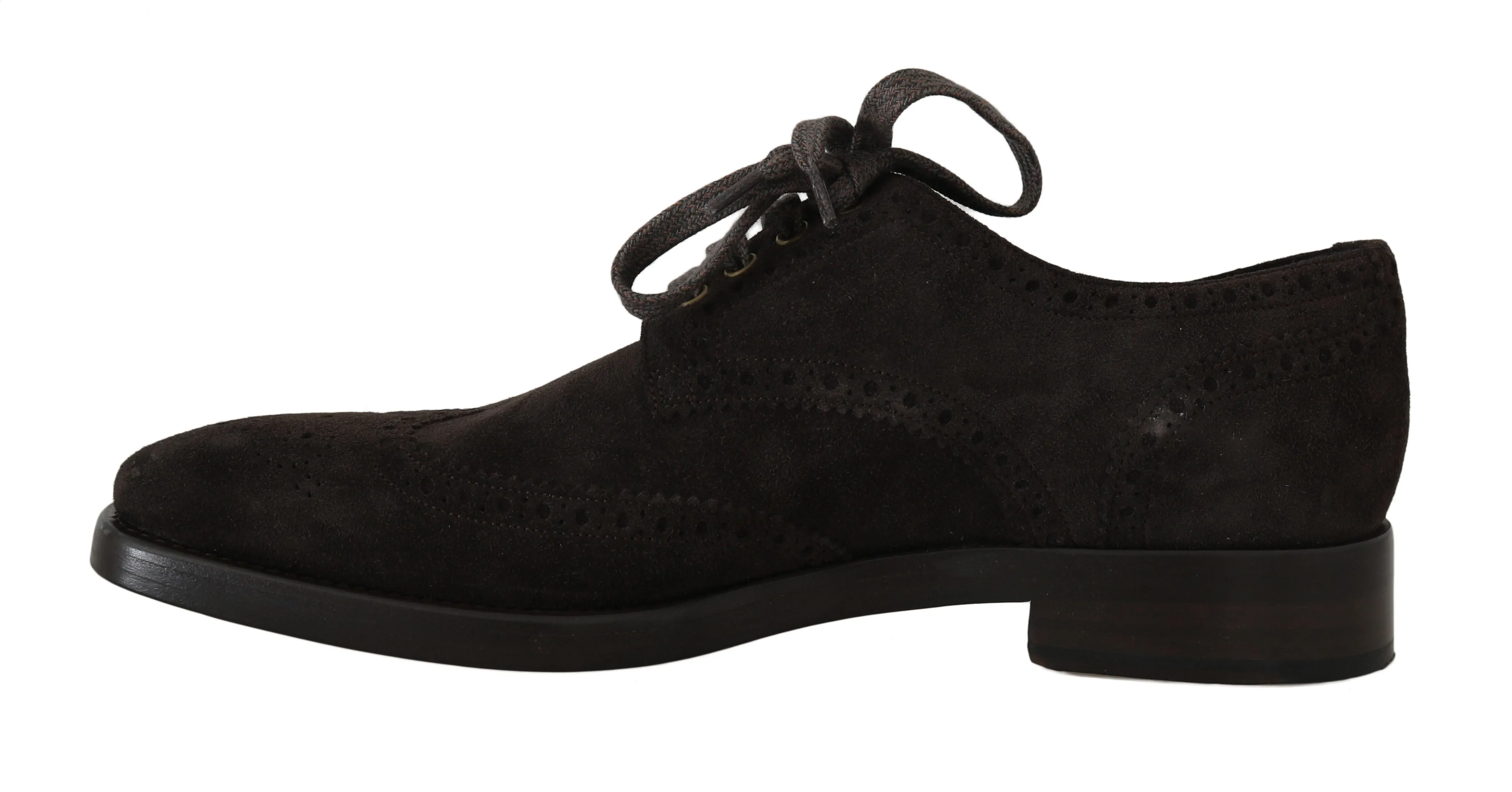 Brown Leather Derby Wingtip Oxford