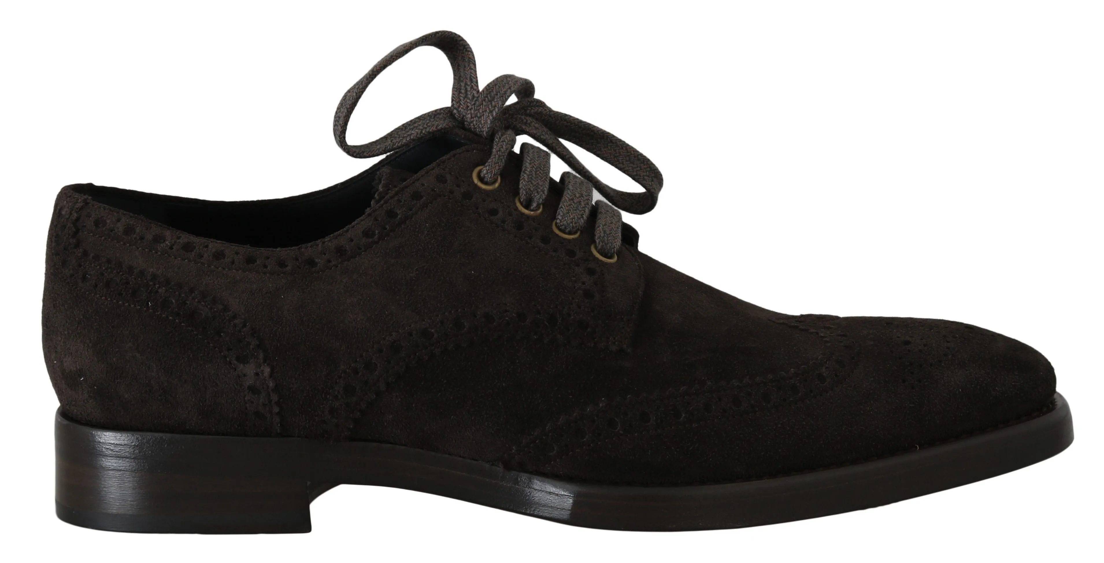 Brown Leather Derby Wingtip Oxford