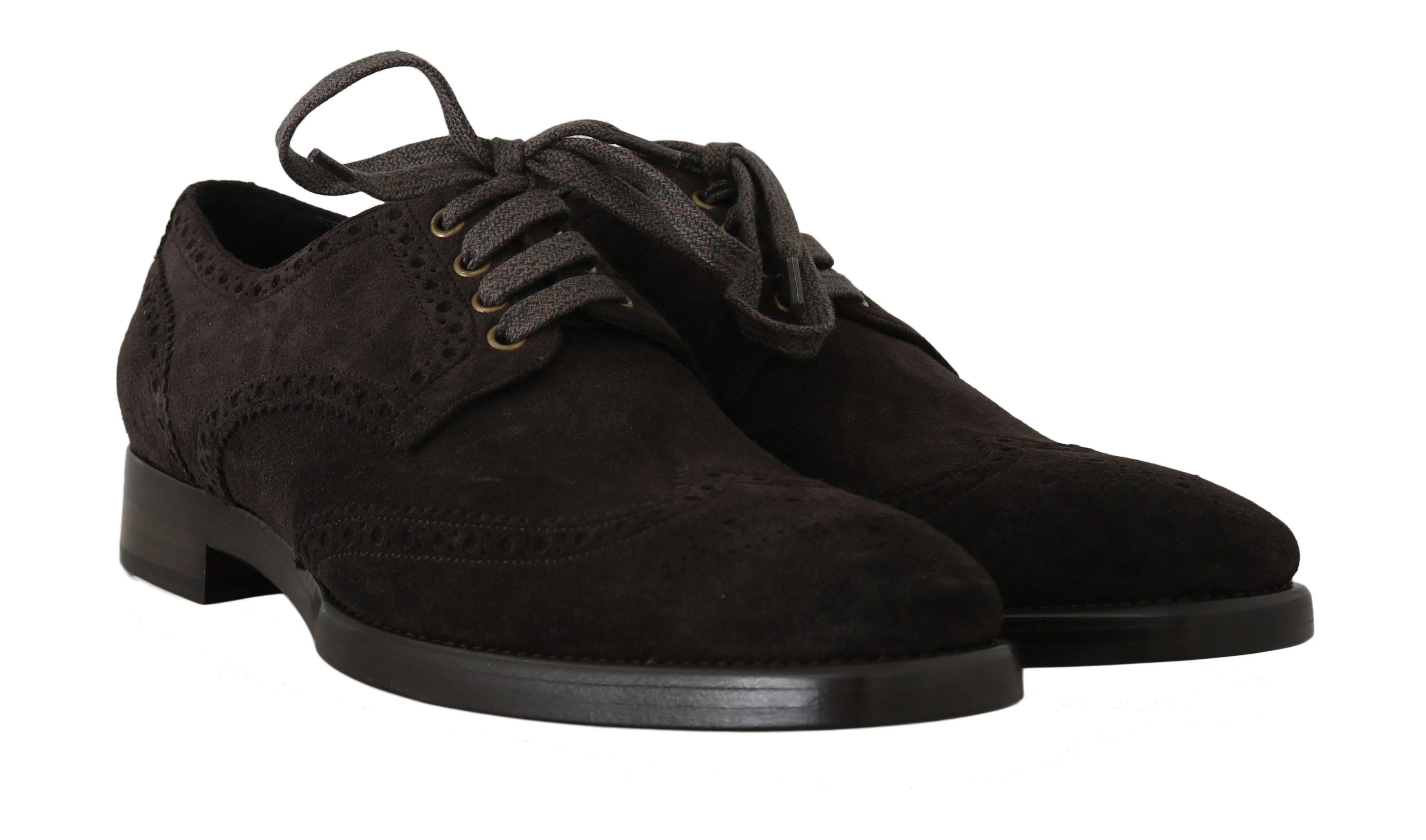 Brown Leather Derby Wingtip Oxford