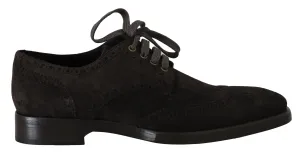 Brown Leather Derby Wingtip Oxford