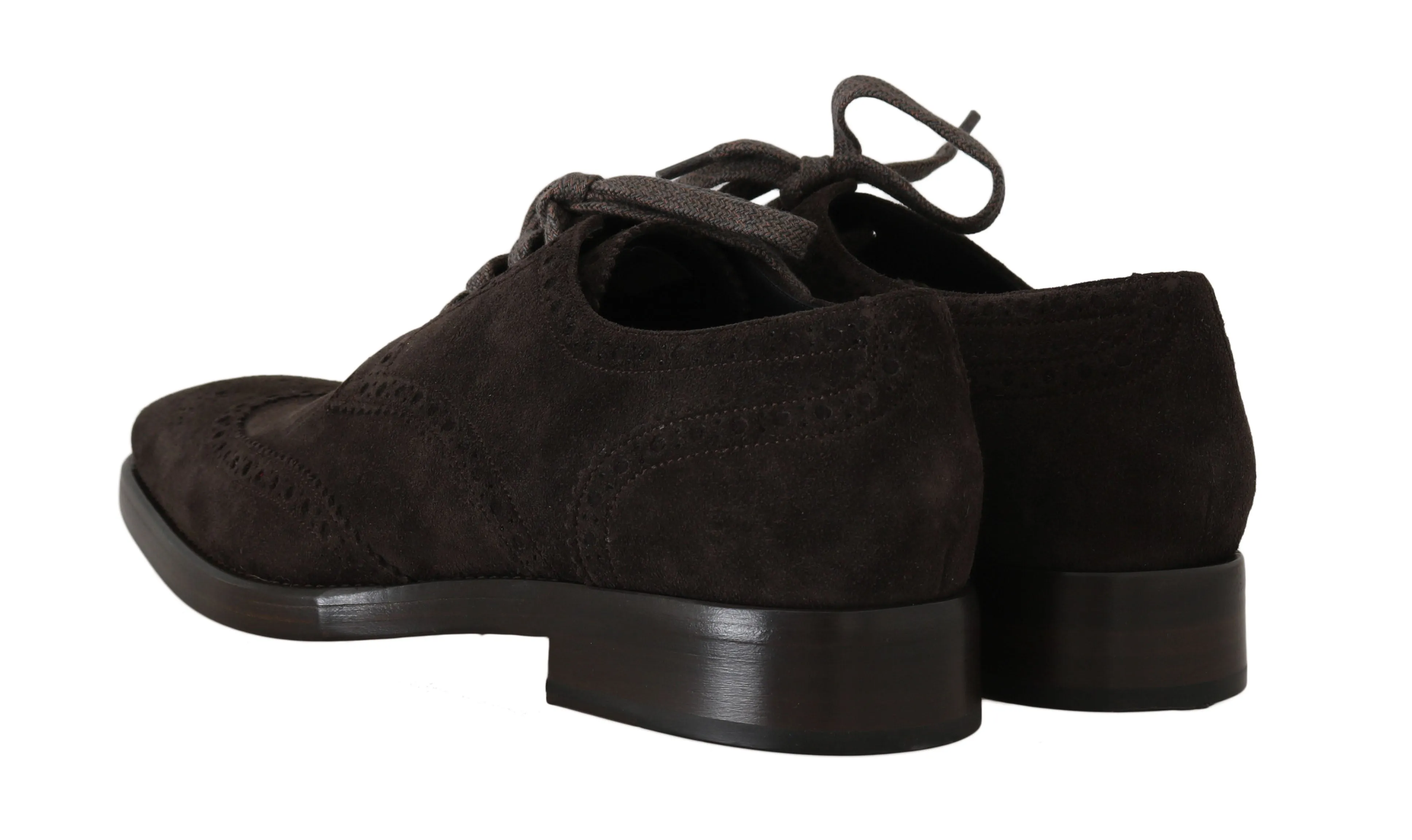 Brown Leather Derby Wingtip Oxford