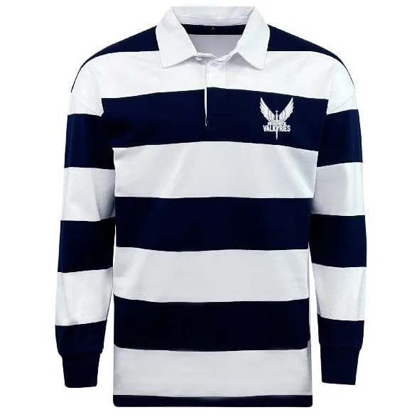 Brunswick Valkyries Classic Long Sleeve Hooped Rugby Jersey