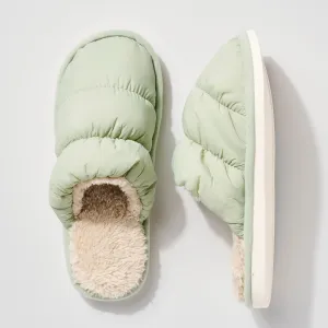 Bundle Up Baby Slippers Sage
