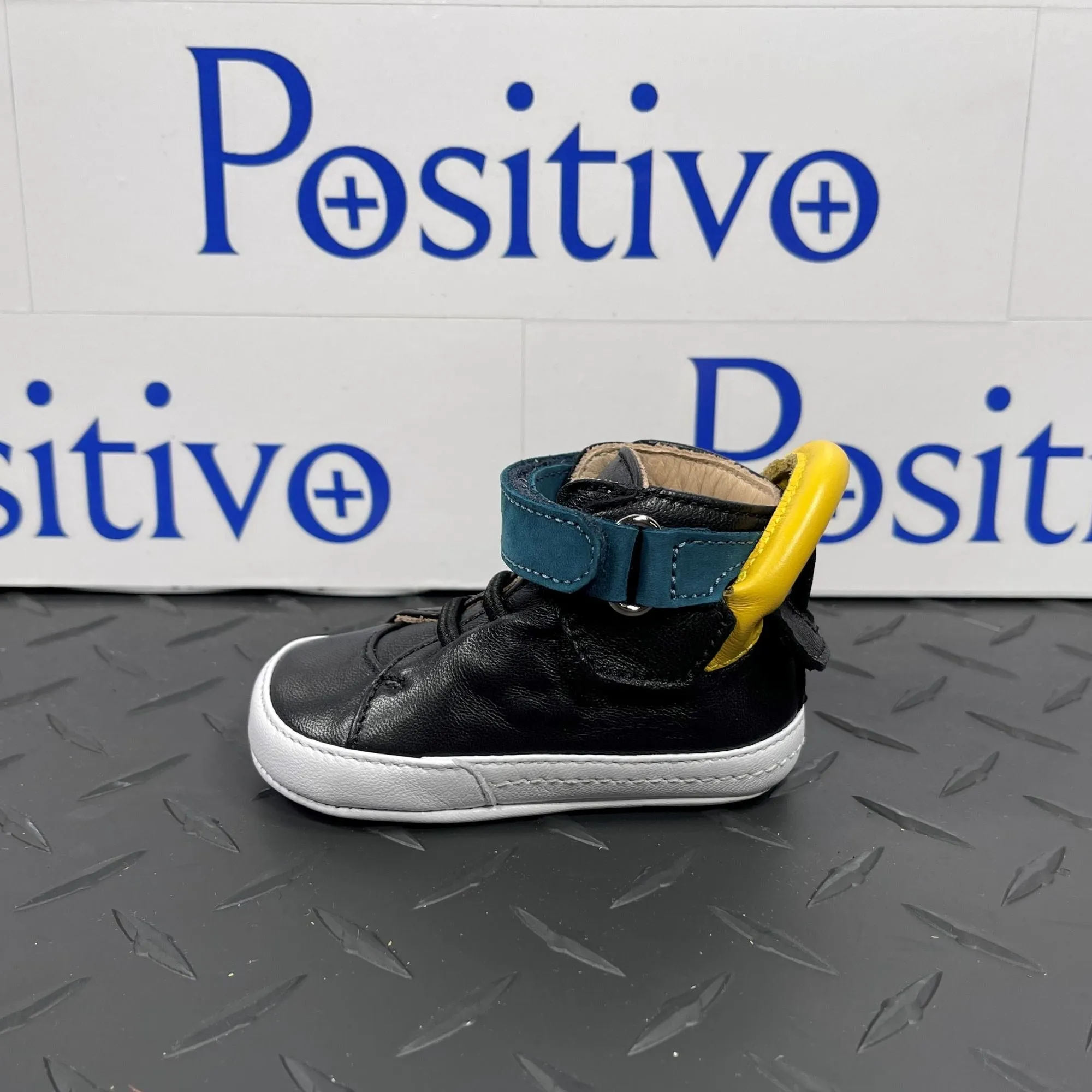 Buscemi 100MM Baby Black Trio Leather Sneakers