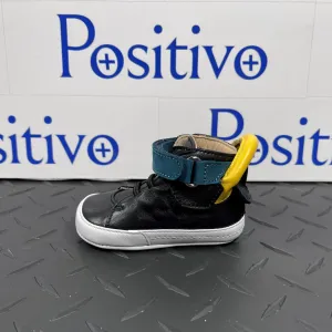Buscemi 100MM Baby Black Trio Leather Sneakers