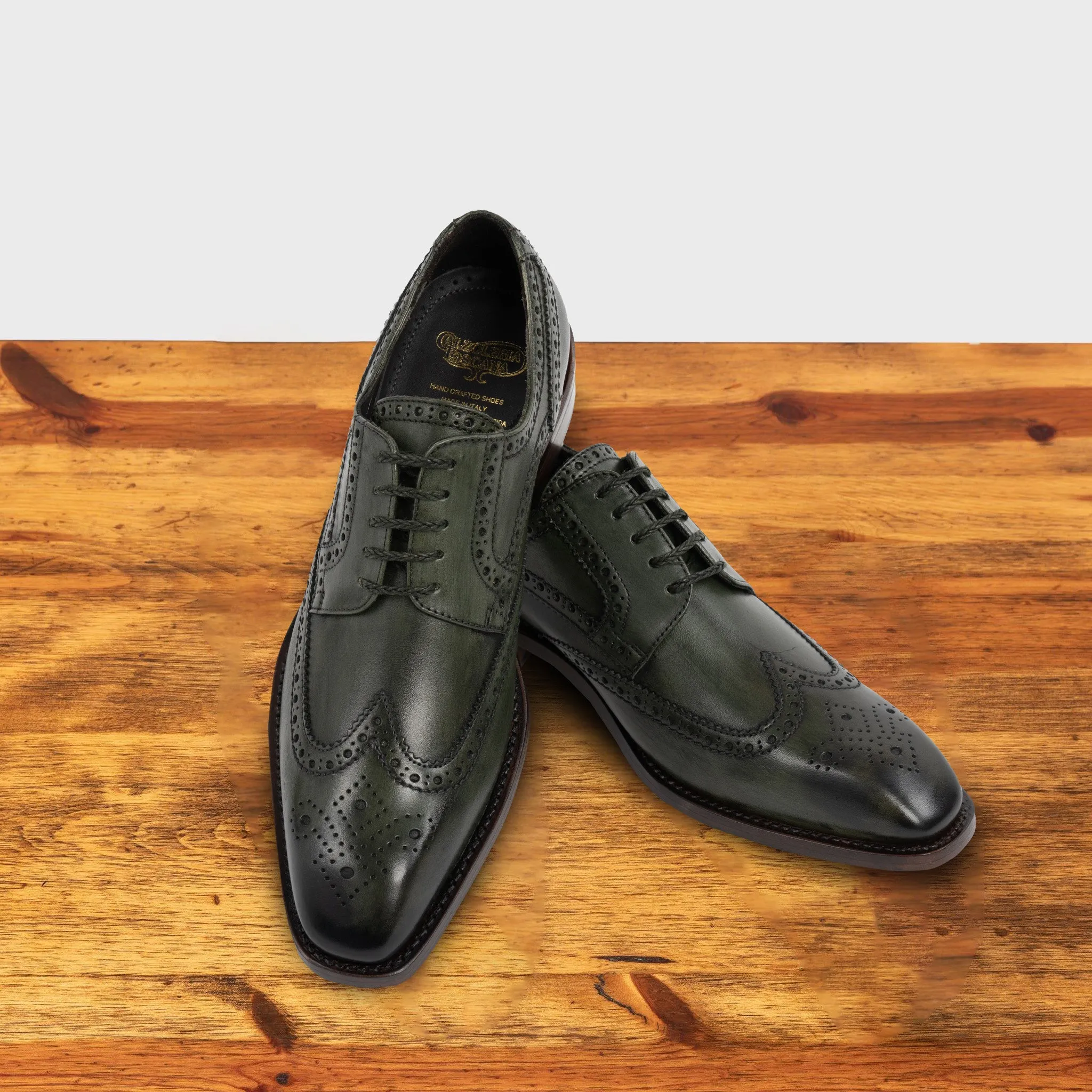 Calzoleria Toscana Mesola Wingtip Dress Shoe