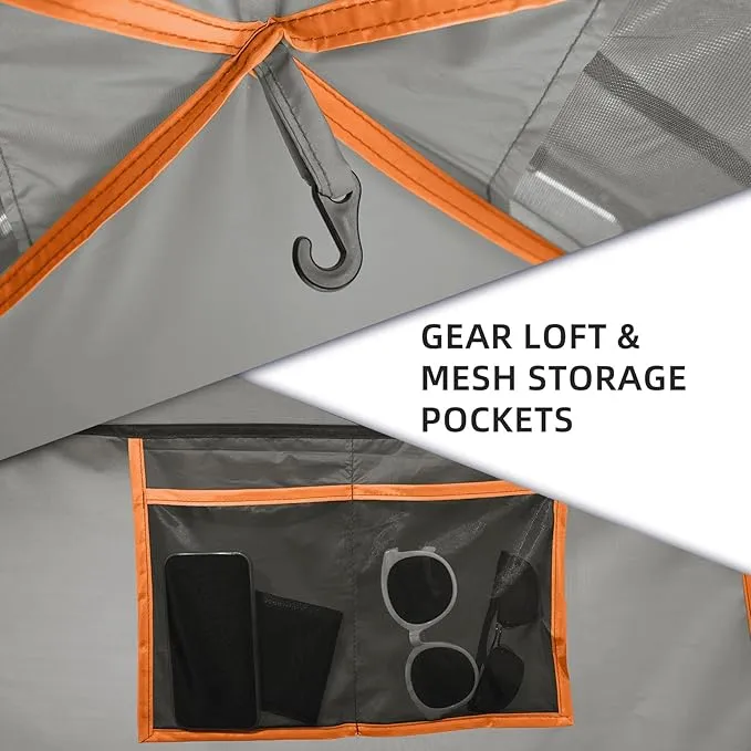 CAMEL CROWN Tents for Camping 4 Person Tent Waterproof Easy Setup Backpacking Tents with Floor Mats Family Tent for Outdoor Hiking
