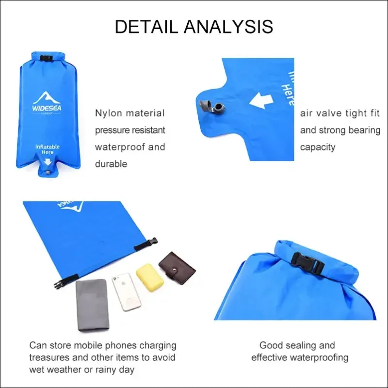 Camping inflatable mattress sleeping pad for outdoor travel
