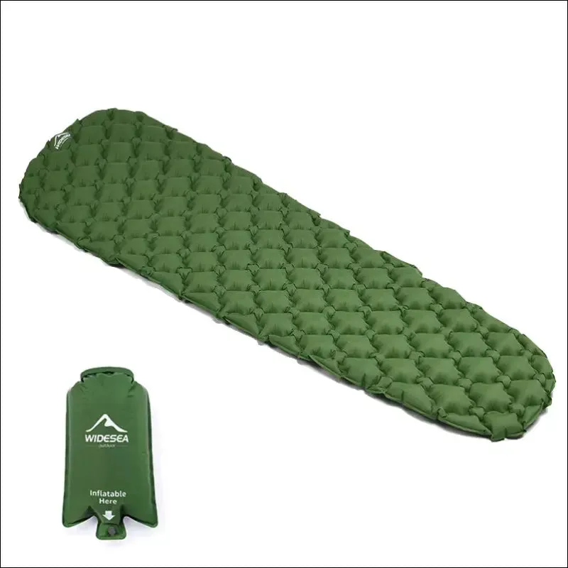 Camping inflatable mattress sleeping pad for outdoor travel