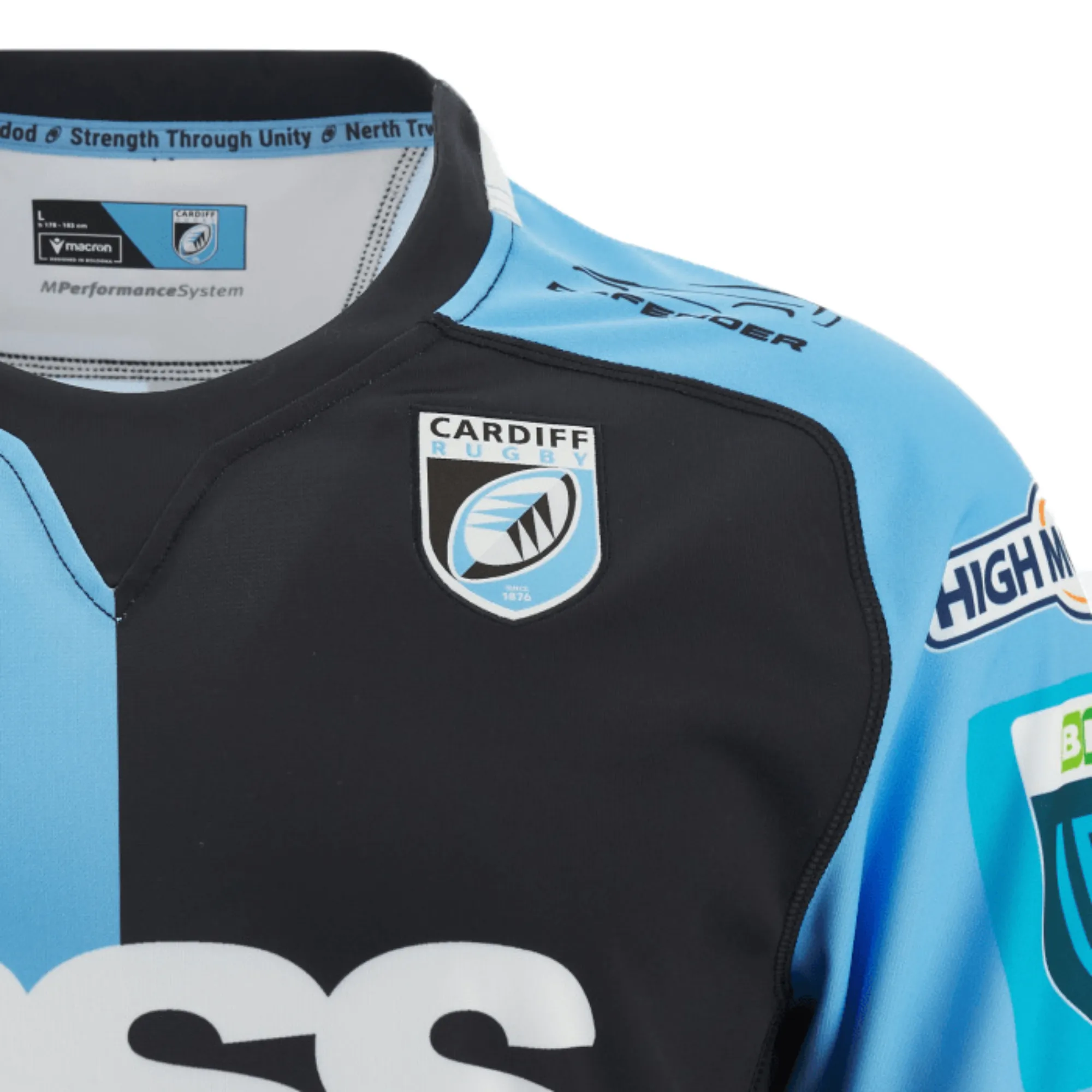 Cardiff Blues Home Jersey 23/24 by Macron