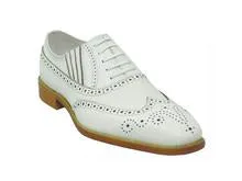 Carrucci Wingtip Slip On, Convertible to Lace-Up.