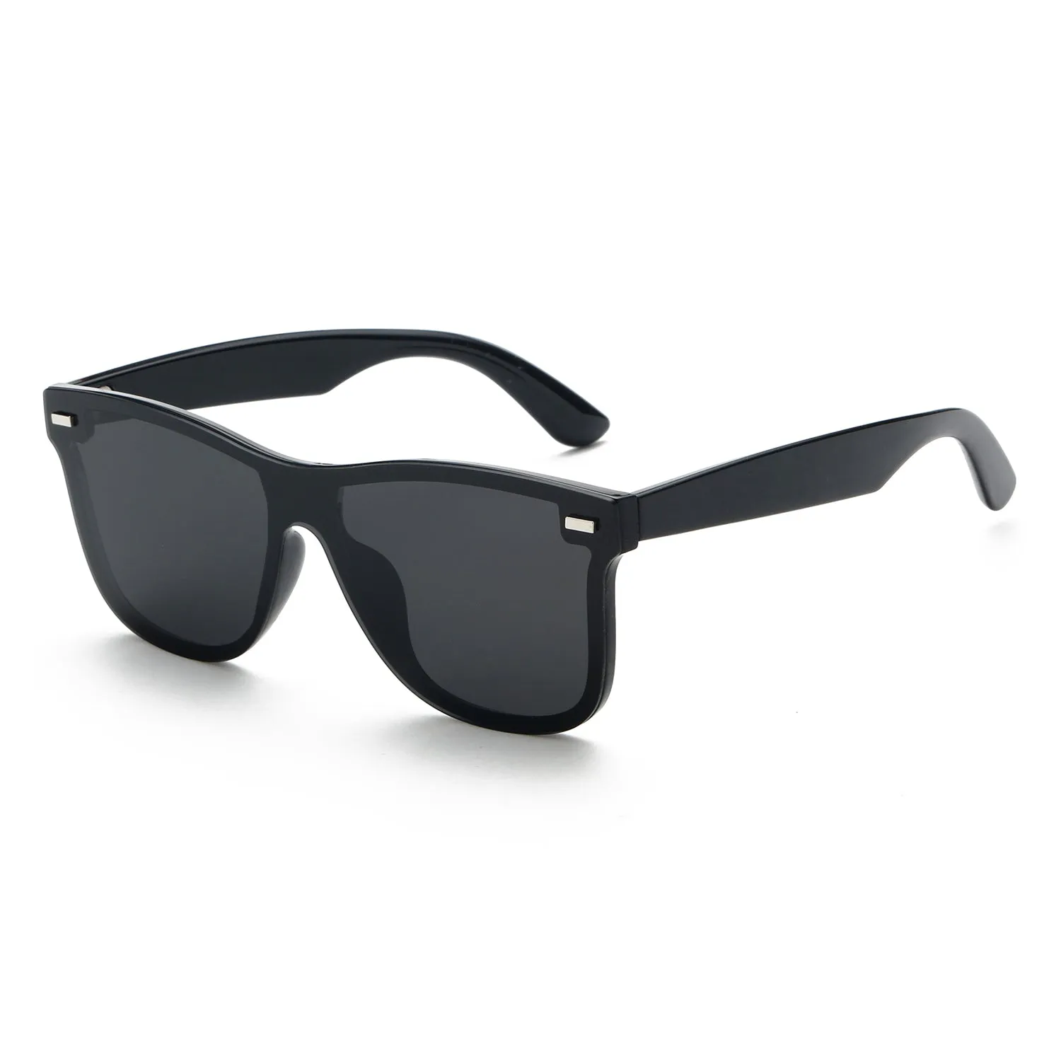 Classic Men's Polarized Sunglasses One-Piece Lens UV400 Outdoor Fishing Gafas De Sol - OOLVS MS167-3N