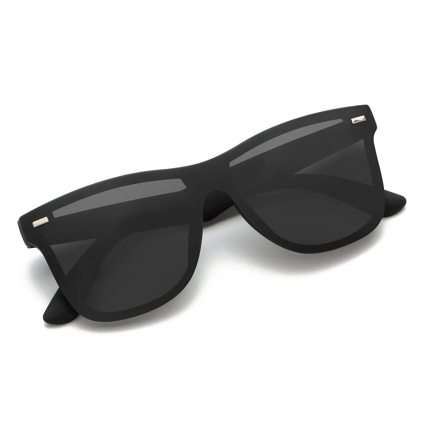 Classic Men's Polarized Sunglasses One-Piece Lens UV400 Outdoor Fishing Gafas De Sol - OOLVS MS167-3N