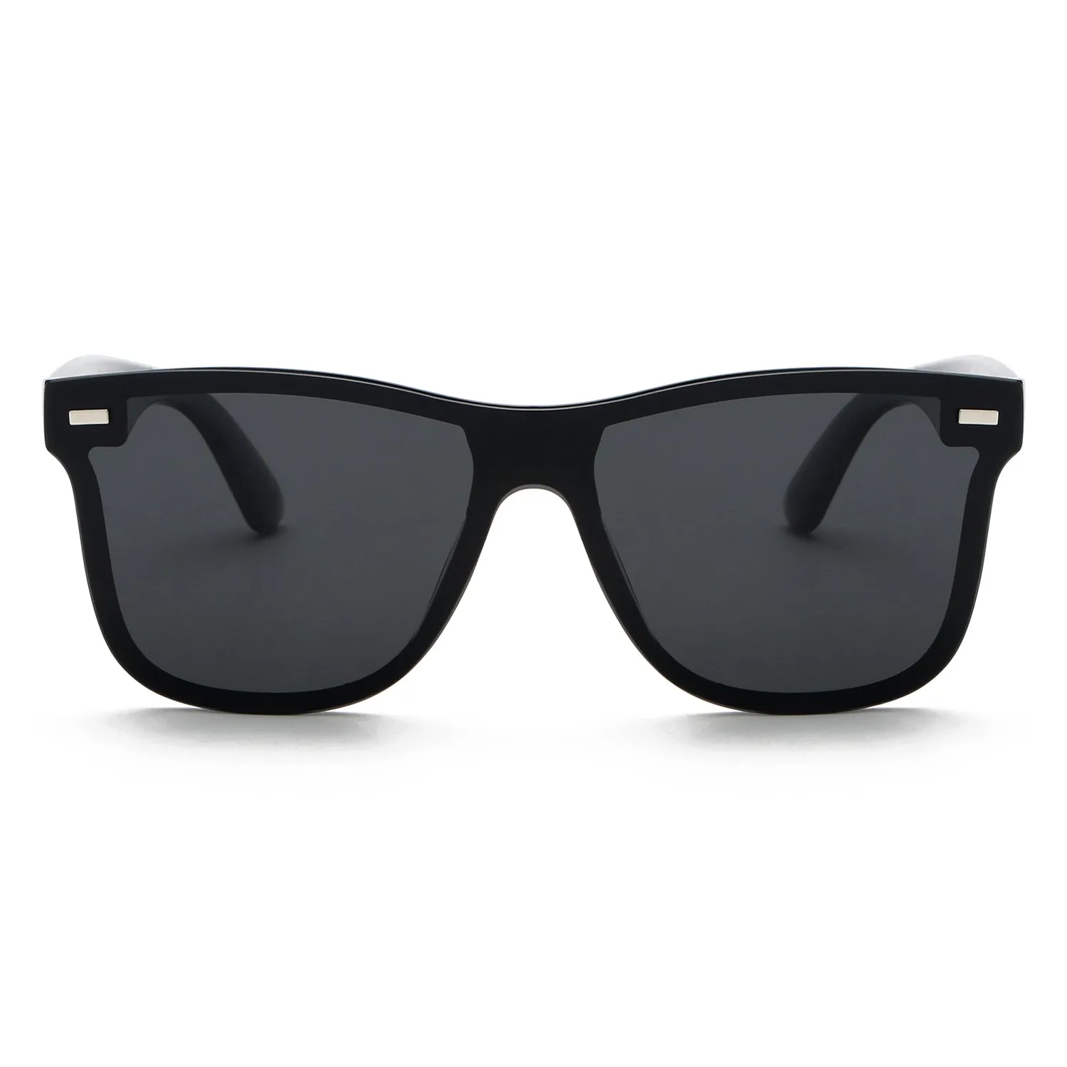 Classic Men's Polarized Sunglasses One-Piece Lens UV400 Outdoor Fishing Gafas De Sol - OOLVS MS167-3N