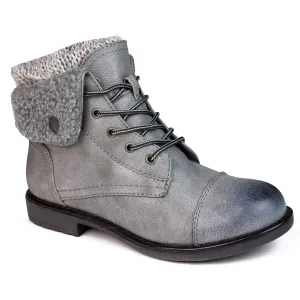 CLIFFS BY WHITE MOUNTAIN Women's Duena Hiking Style Boot, Lt Grey/Burnished/Fab/Fleece, 6.5 W