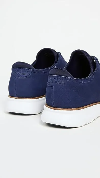Cole Haan Mens 2.Zerogrand Laser Wingtip Oxford Lined Marine Blue/White C23806