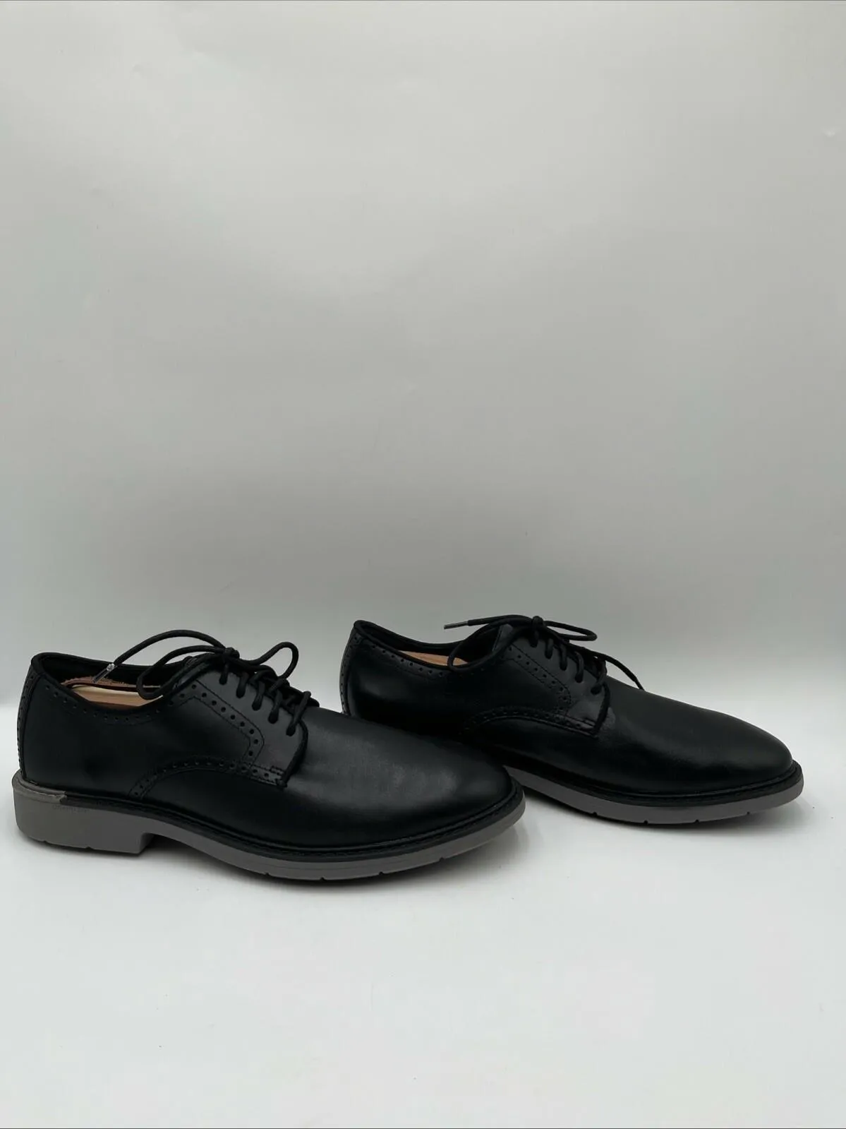 Cole Haan Men's Go-To Wingtip Oxford Shoes Black Size 12M - Very Good