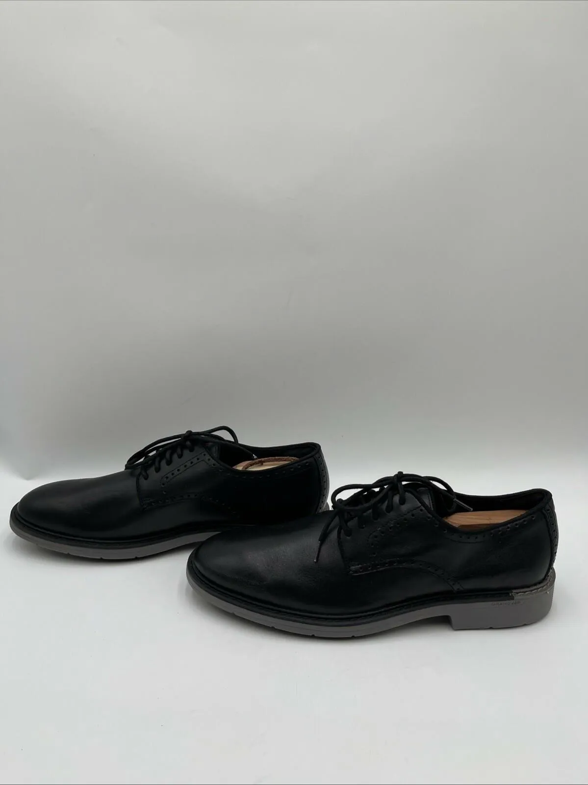 Cole Haan Men's Go-To Wingtip Oxford Shoes Black Size 12M - Very Good