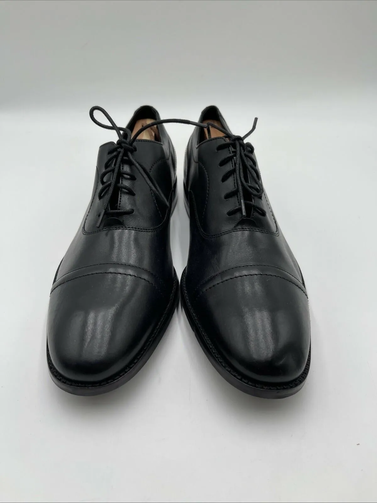 Cole Haan Men's Sawyer Cap Toe Oxford Loafers Black Size 12M - Very Good