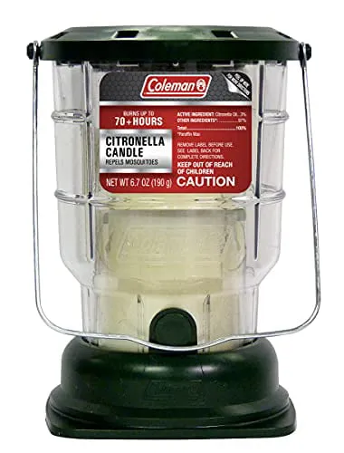 Coleman Citronella Candle Outdoor Lantern - 70  Hours, 6.7 Oz