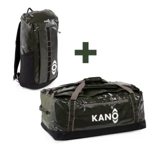 COMBO Bolso ROY 80L   Mochila Andes VERDE