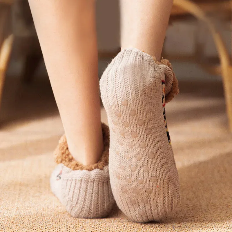 Cottage Comfort Warm Knit Slippers