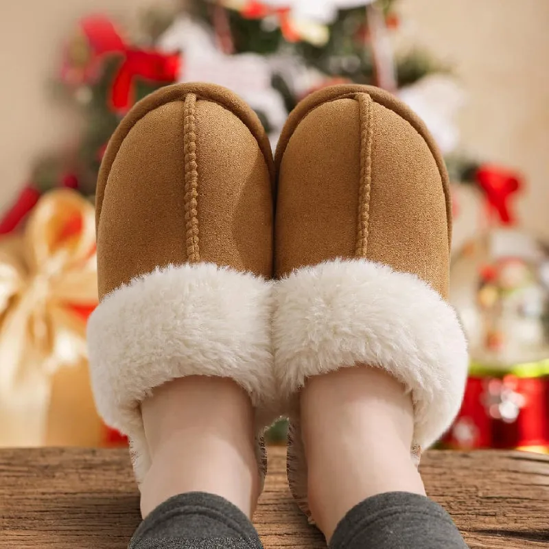 Cozy Fuzzy Memory Foam Slippers