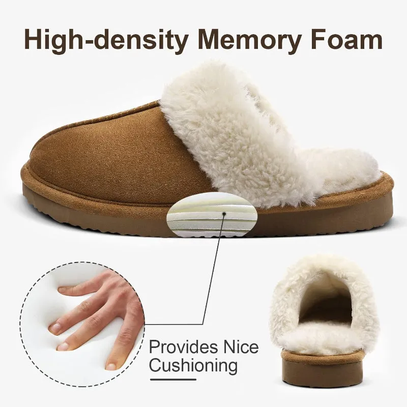 Cozy Fuzzy Memory Foam Slippers