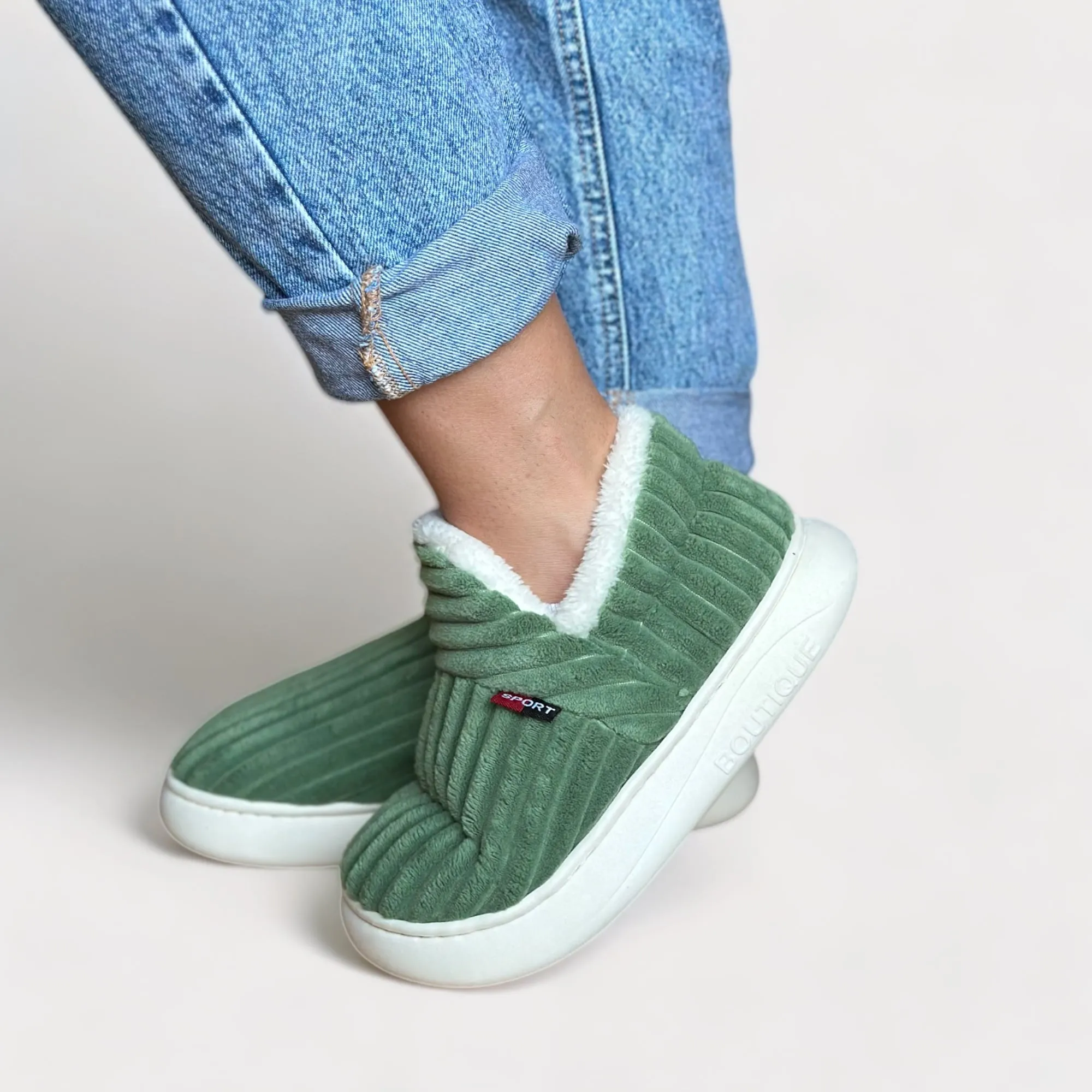 COZYCOMFORT™ THERAPEUTIC FLUFFY FLEECE WINTER SLIPPERS | 1   1 FREE!