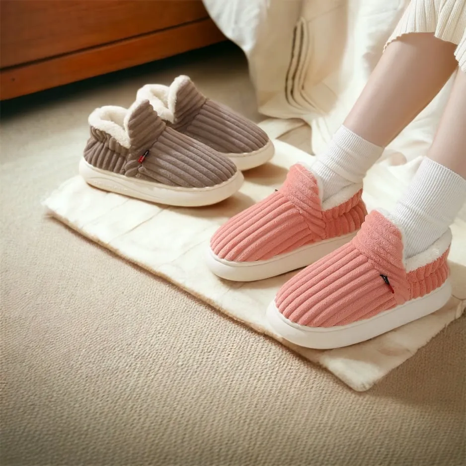 COZYCOMFORT™ THERAPEUTIC FLUFFY FLEECE WINTER SLIPPERS | 1   1 FREE!