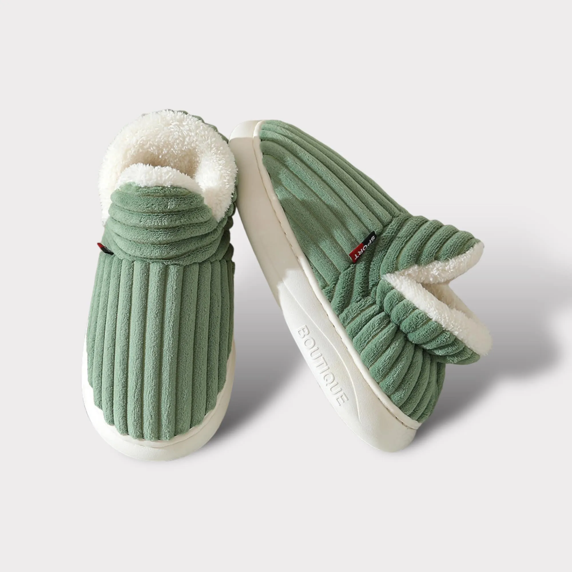 COZYCOMFORT™ THERAPEUTIC FLUFFY FLEECE WINTER SLIPPERS | 1   1 FREE!