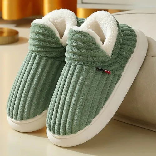 COZYCOMFORT™ THERAPEUTIC FLUFFY FLEECE WINTER SLIPPERS | 1   1 FREE!
