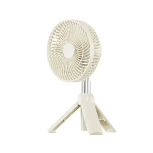 Crony WT-RD09 Telescopic Outdoor Fan With LED lighting Tripod Household Retractable Fan USB Rechargeable Outdoor Camping Multifunctional Fan