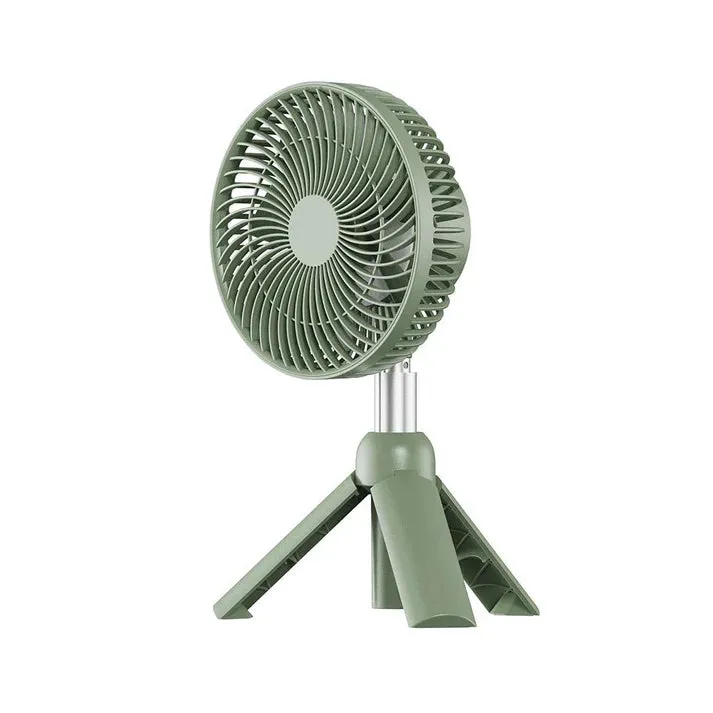 Crony WT-RD09 Telescopic Outdoor Fan With LED lighting Tripod Household Retractable Fan USB Rechargeable Outdoor Camping Multifunctional Fan
