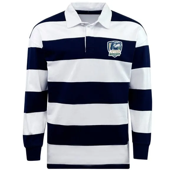 CSU Monterey Bay Otter Rugby Classic Long Sleeve Hooped Rugby Jersey